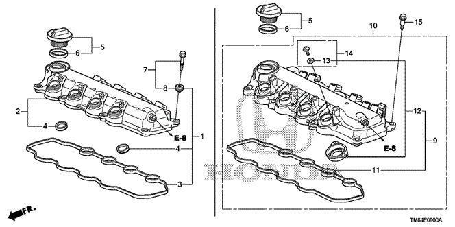 ENGINE/CYLINDER HEAD COVER for 2012 Honda INSIGHT #1