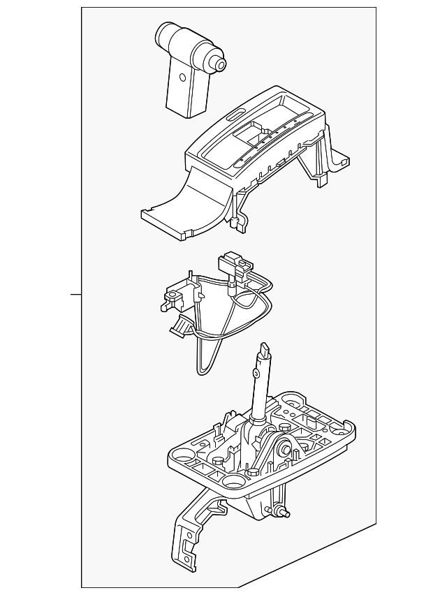AR3Z-7210-BB Деталь SHIFTER ASSY