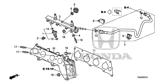 Engine/Fuel Injector (L4) for 2010 Honda ACCORD SEDAN #1