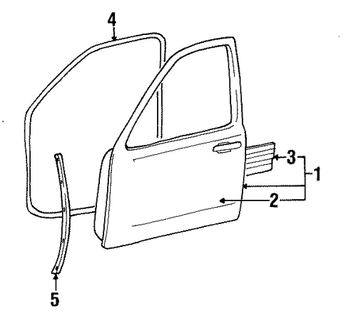 Town Car DOOR & COMPONENTS 2
