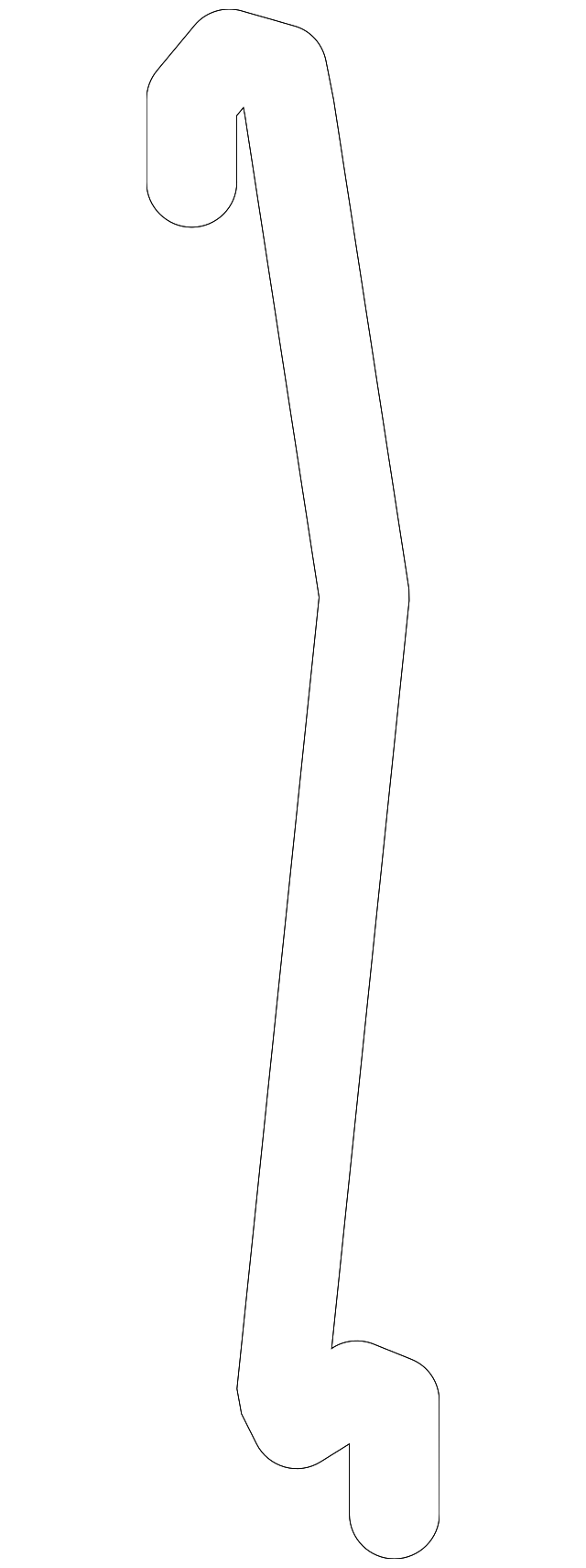 24463567 LOCK ROD, LEFT