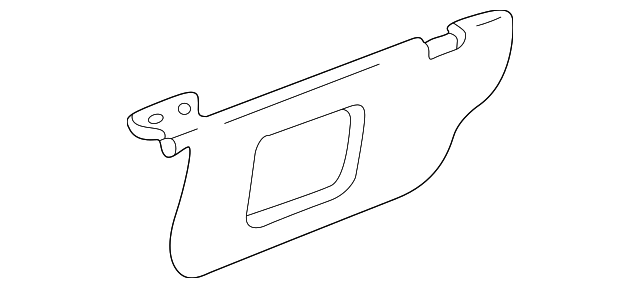 4F1Z5404105EAB Деталь SUNVISOR, LEFT