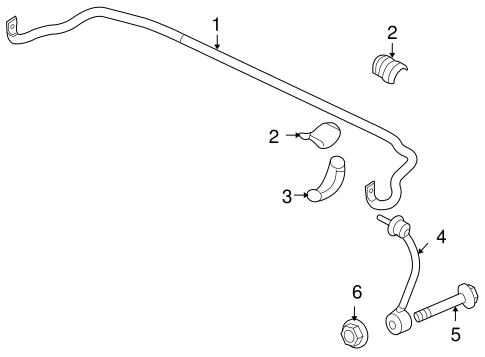 Cayenne STABILIZER BAR & COMPONENTS