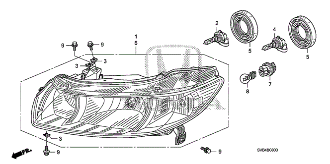 ELECTRICAL / EXHAUST / HEATER / FUEL/HEADLIGHT for 2010 Honda CIVIC COUPE #1