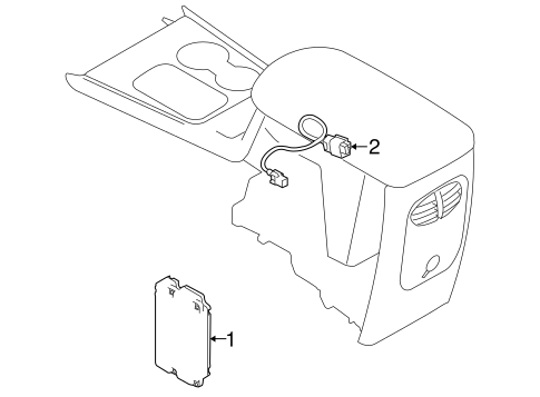 Electrical/Communication System Components for 2009 Ford Taurus X #1