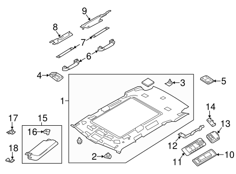 Range Rover INTERIOR TRIM - ROOF 2