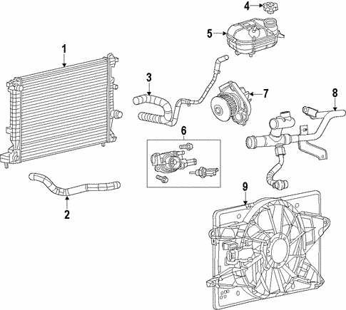 Water Pump for 2016 Jeep Renegade #0