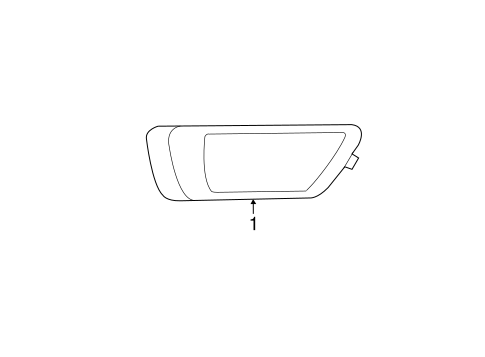 Grand Cherokee REAR REFLECTOR