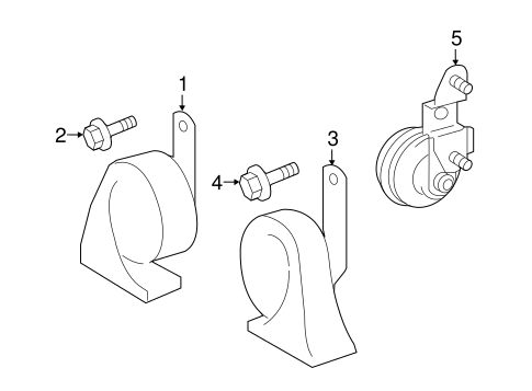 ELECTRICAL/HORN for 2015 Toyota Camry #1