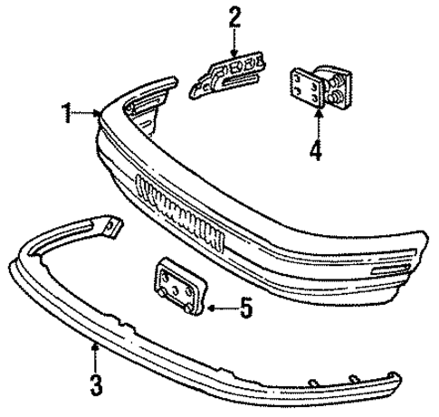 Sable BUMPER & COMPONENTS - FRONT