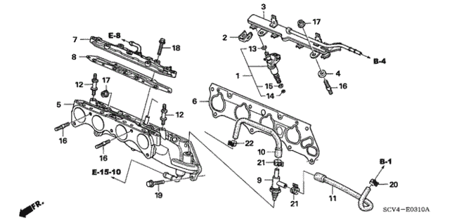 Fuel Injector for 2006 Honda Element #0