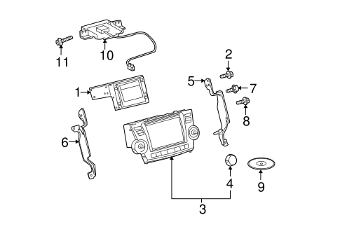 Navigation System Components for 2012 Toyota Highlander #0