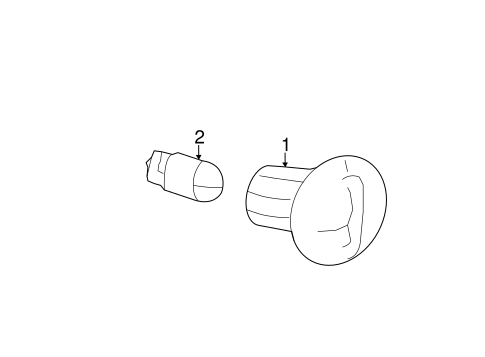 Electrical/Side Repeater Lamps for 2015 Fiat 500 #1