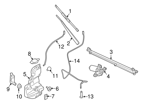 Body/Wiper & Washer Components for 2016 Ford F-150 #1