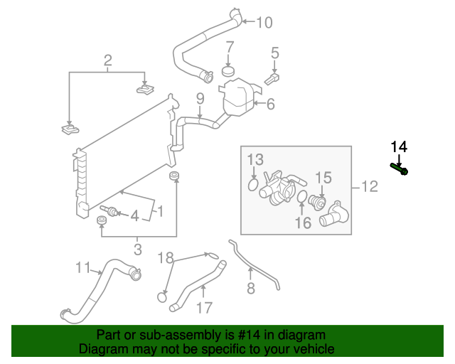 Housing Assembly Bolt Housing Assembly Bolt