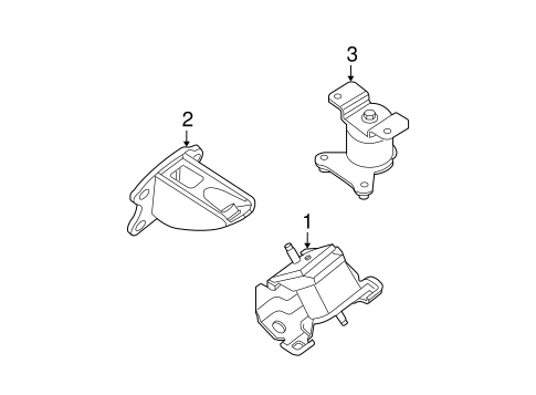 Engine & Trans Mounting for 2009 Nissan Frontier #0