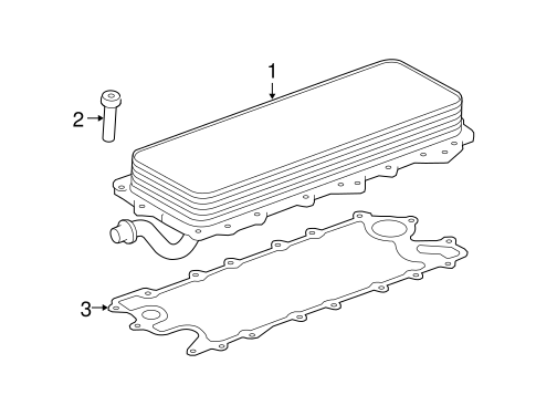 Range Rover ENGINE OIL COOLER 2