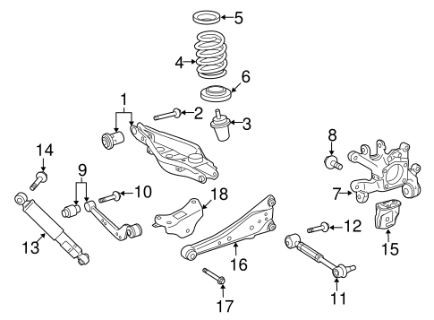 REAR SUSPENSION/REAR SUSPENSION for 2015 Toyota RAV4 #3