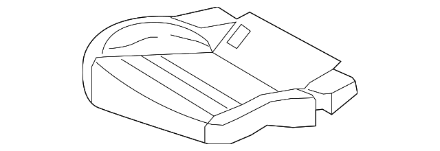 970-522-161-C9-DAK Деталь CUSHION COVER, LEFT