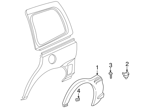 Trans Sport EXTERIOR TRIM - SIDE PANEL 3