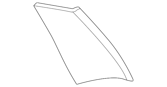 EMS000030LUM Деталь QTR PILLAR TRIM, LEFT