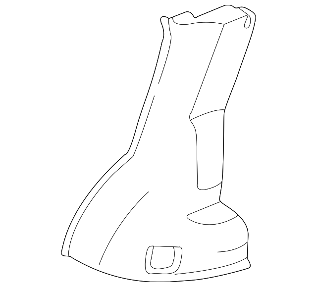 EMN100580AAT Деталь QTR PILLAR TRIM, RIGHT