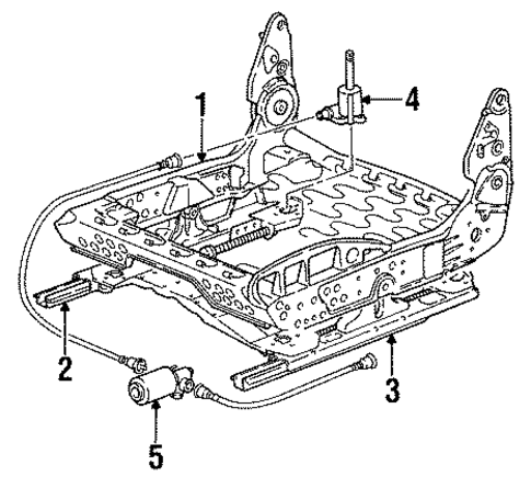 968 SEAT COMPONENTS