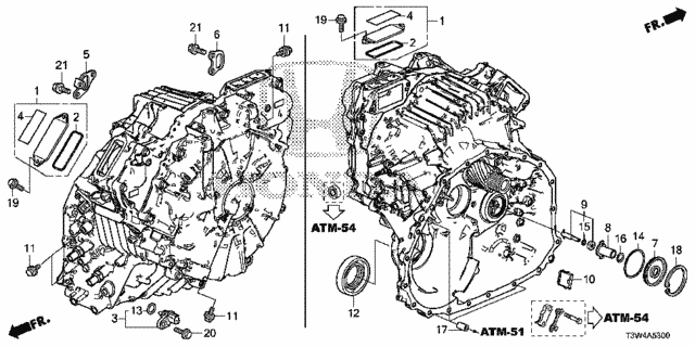 AT Sensor - Pipes (1) for 2015 Honda Accord #0