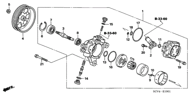 P.S. Pump ('06) for 2006 Honda Element #0