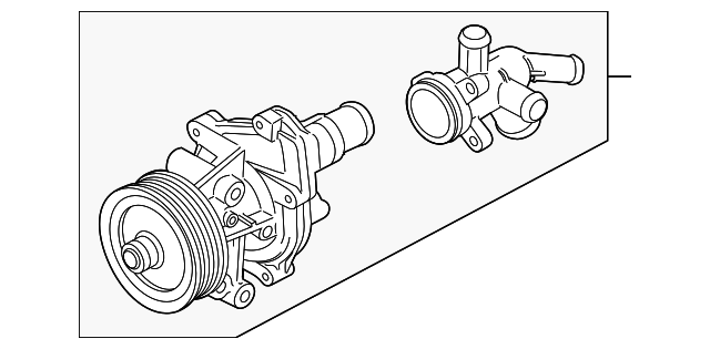BK3Z-8501-B WATER PUMP ASSY