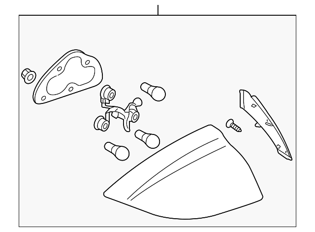 12775610 Деталь TAIL LAMP ASSY, LEFT