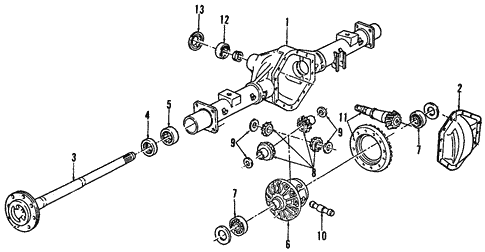 Differential for 1995 Chevrolet G30 #1