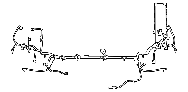 BE9Z-14290-A Деталь WIRE HARNESS
