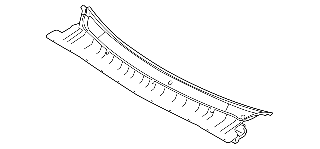 8A5Z-5402228-AA COWL GRILLE