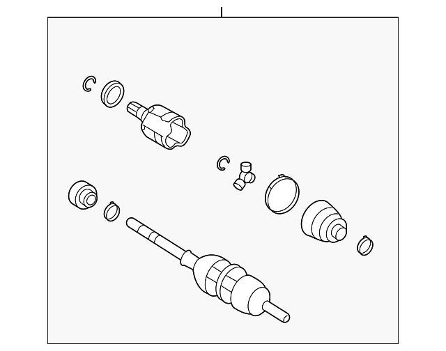 19183749 Деталь AXLE ASSY, LEFT