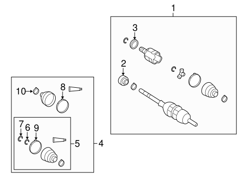 Vibe DRIVE AXLES 4