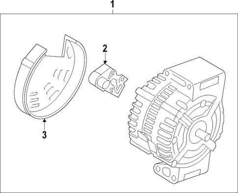 Alternator for 2008 Volvo XC70 #1