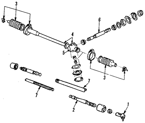 Tracer STEERING GEAR & LINKAGE 2