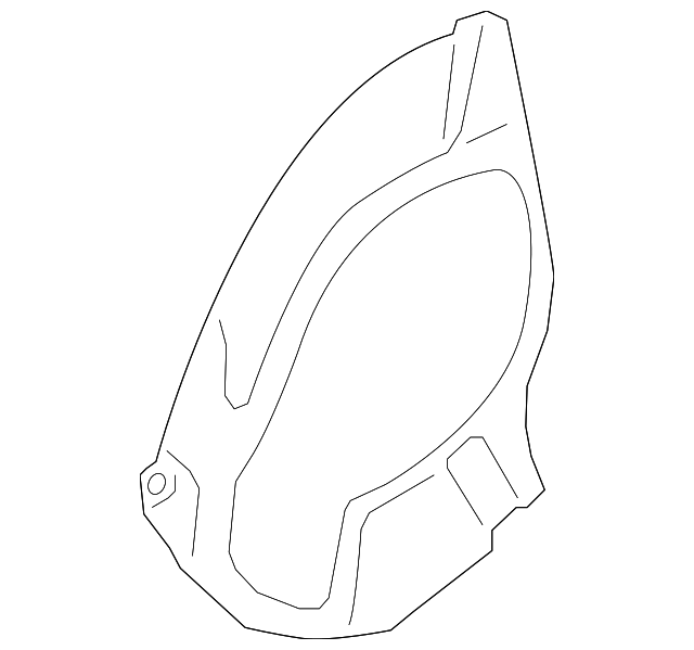 991-351-803-02 Деталь SPLASH SHIELD, LEFT