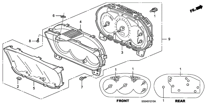 Electrical/Exhaust/Heater/Fuel/Meter Components (NS) for 2003 Honda CIVIC HATCHBACK #1