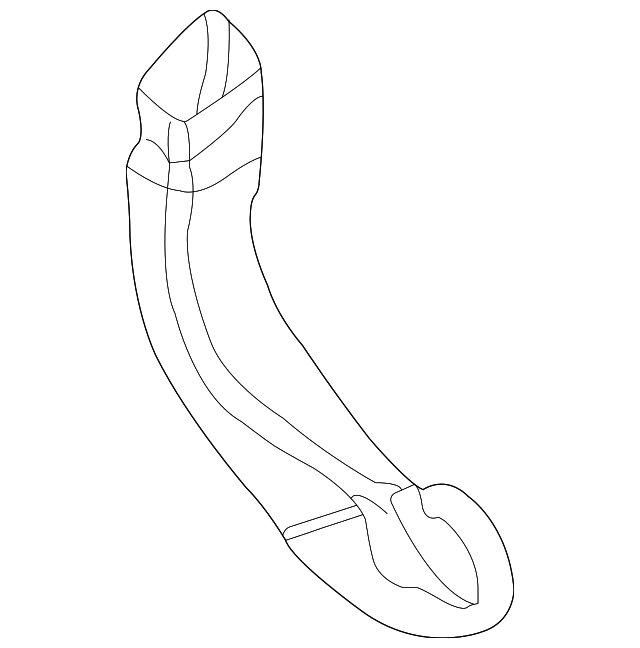 JKC500010 Деталь DEFROSTER DUCT, LEFT