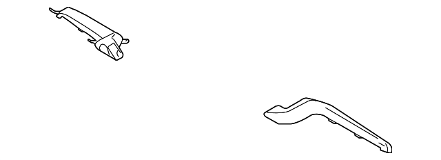 JKB500390 Деталь LOWER DUCT, LEFT
