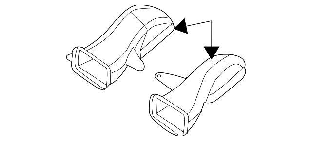 LR011977 Деталь OUTLET DUCT, LEFT