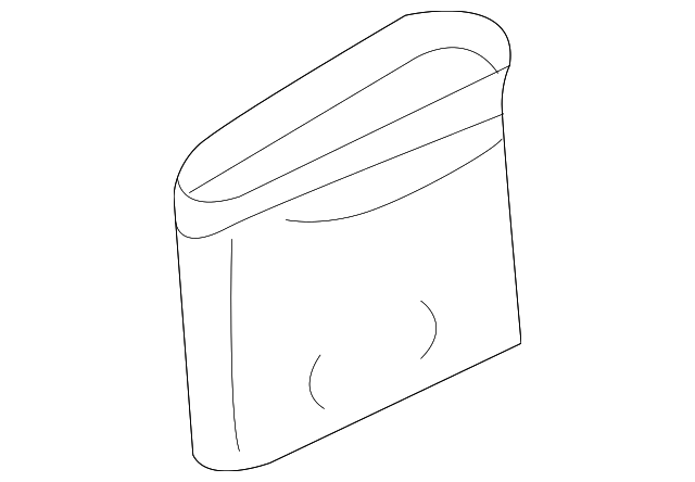 JVD000020 Деталь REAR DUCT, RIGHT