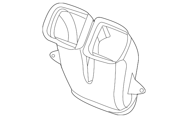 JBB500430 Деталь REAR DUCT