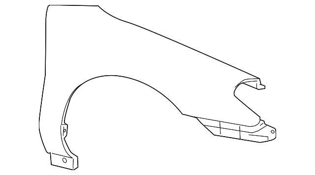YF4Z-16005-BA Деталь FENDER, RIGHT