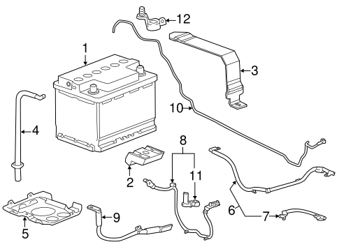 Battery for 2013 Chevrolet Volt #0
