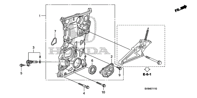 ENGINE/CHAIN CASE (2.0L) for 2010 Honda CIVIC COUPE #1