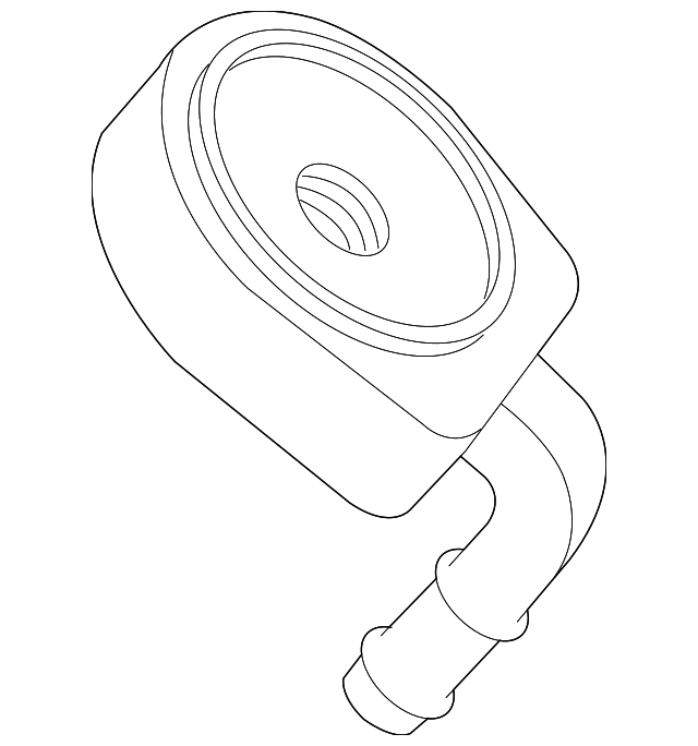 YS4Z6A642AA Деталь OIL COOLER ASSY