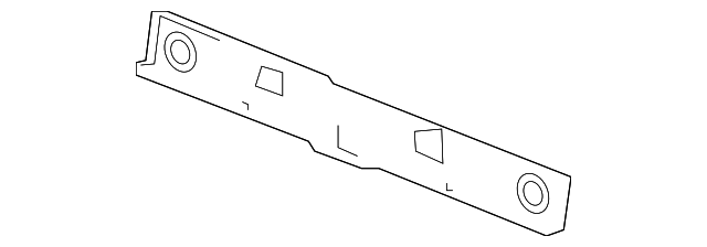 XR852773 Деталь BUMPER COVER SPACER